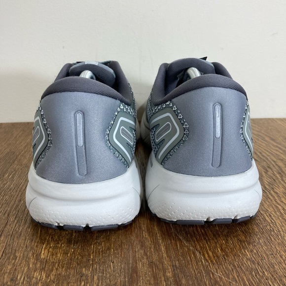 Brooks Ghost 14 Road Running Shoe Mens Size 12.5B (Narrow) Grey/Alloy/Oyster - Picture 4 of 12